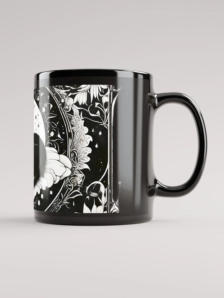 The Lord Of the Clouds - Black Cat on a Glossy mug product image (1)