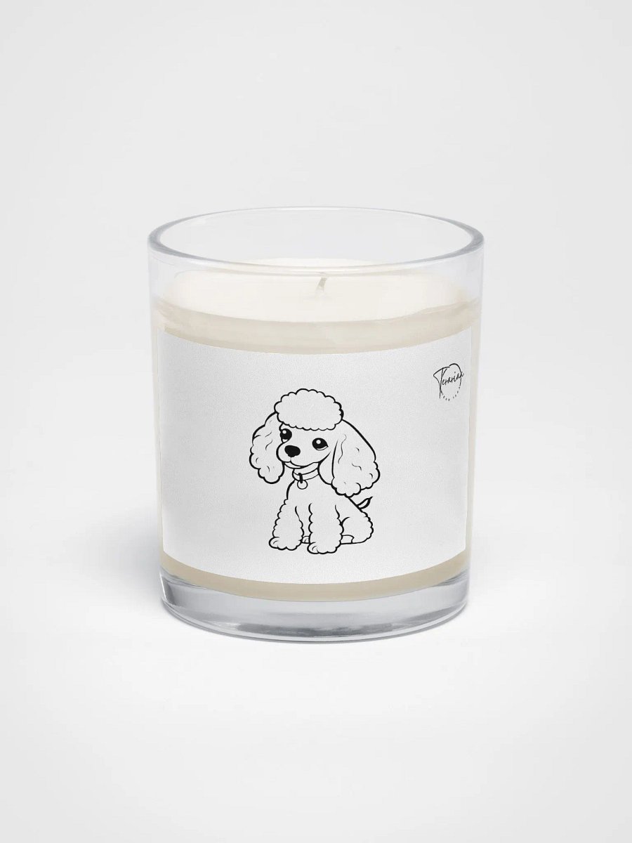Soy Wax Candle In A Clear Glass Jar product image (1)