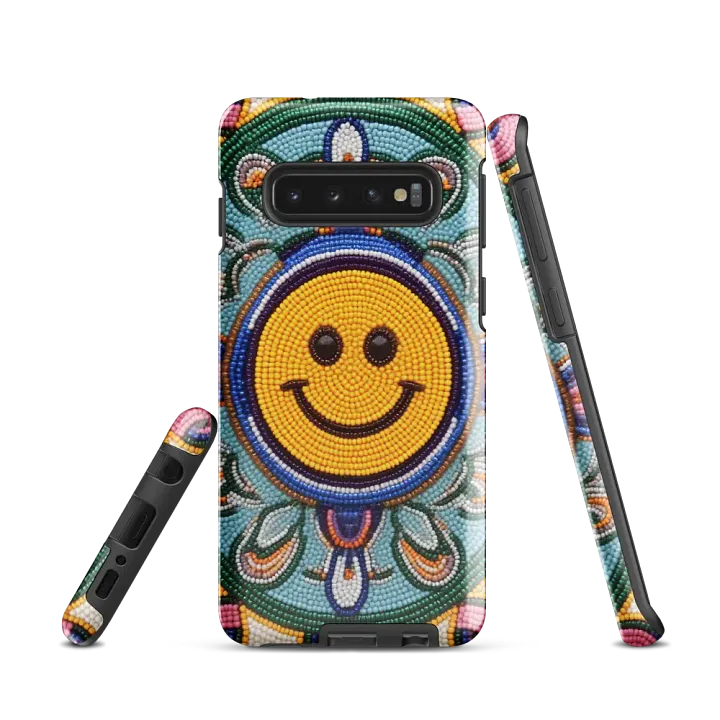 Smiley Face Turquoise Samsung® Tough Case product image (1)