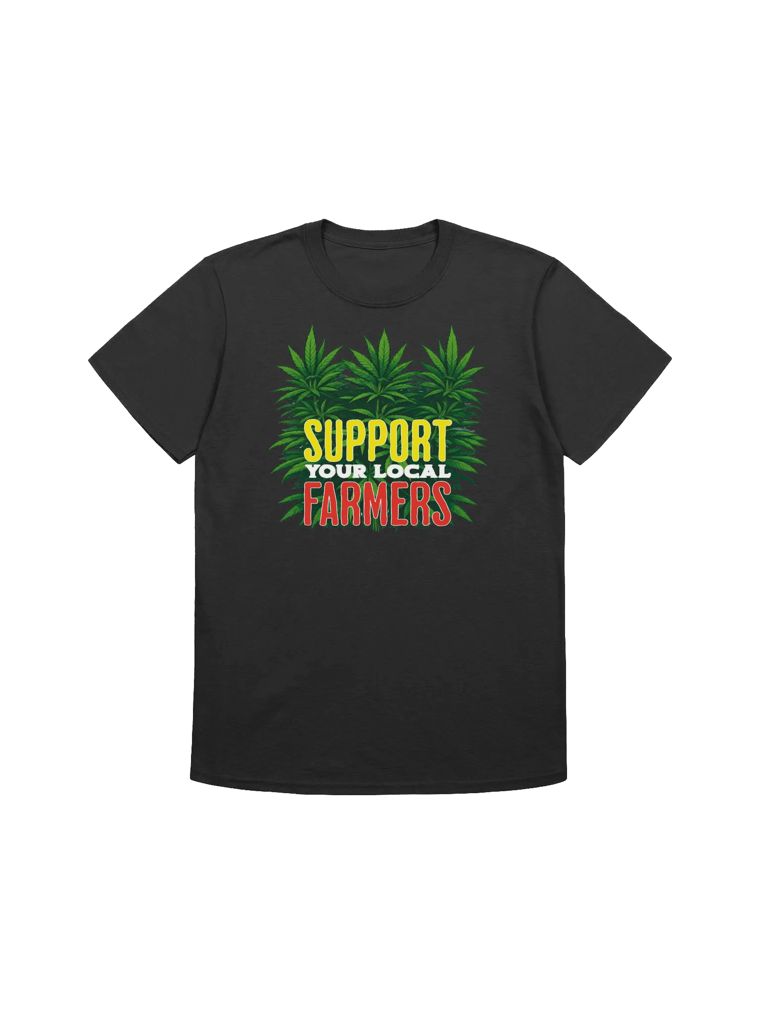 420 Weed-Support Your Local Cannabis Farmers-Grow the Community T-Shirt product image (2)