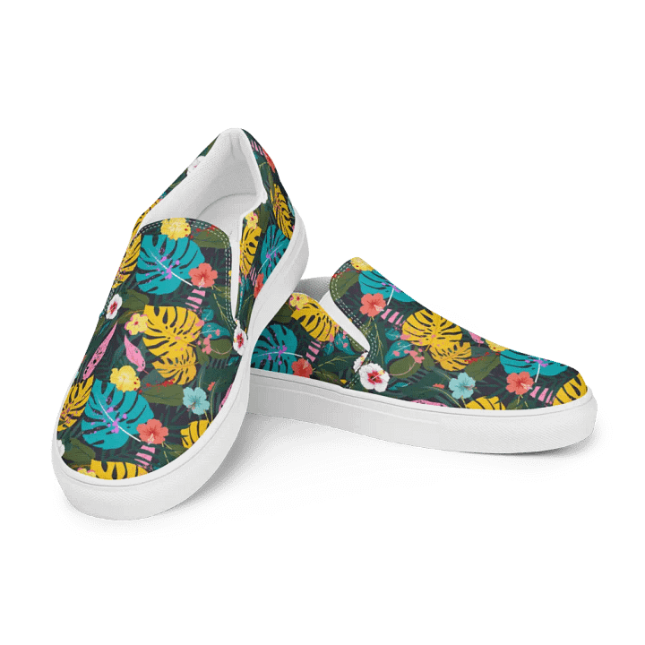 Forest Flora Canvas Slip-Ons product image (1)