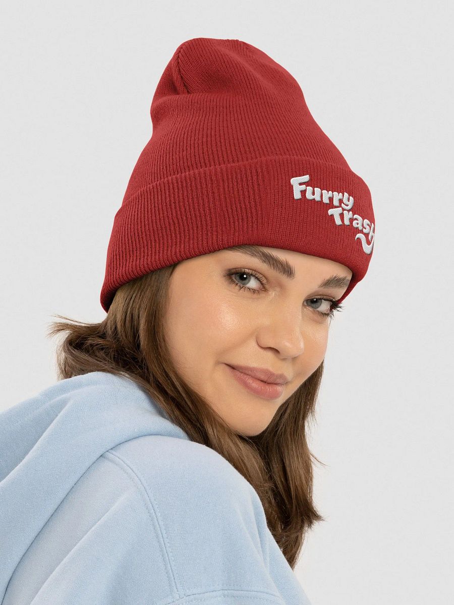 Furry Trash Embroidered Beanie product image (3)