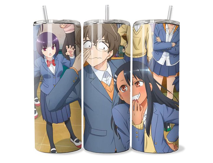 Nagatoro & Friends 20 oz Tumbler – Playful Mischief Edition product image (1)