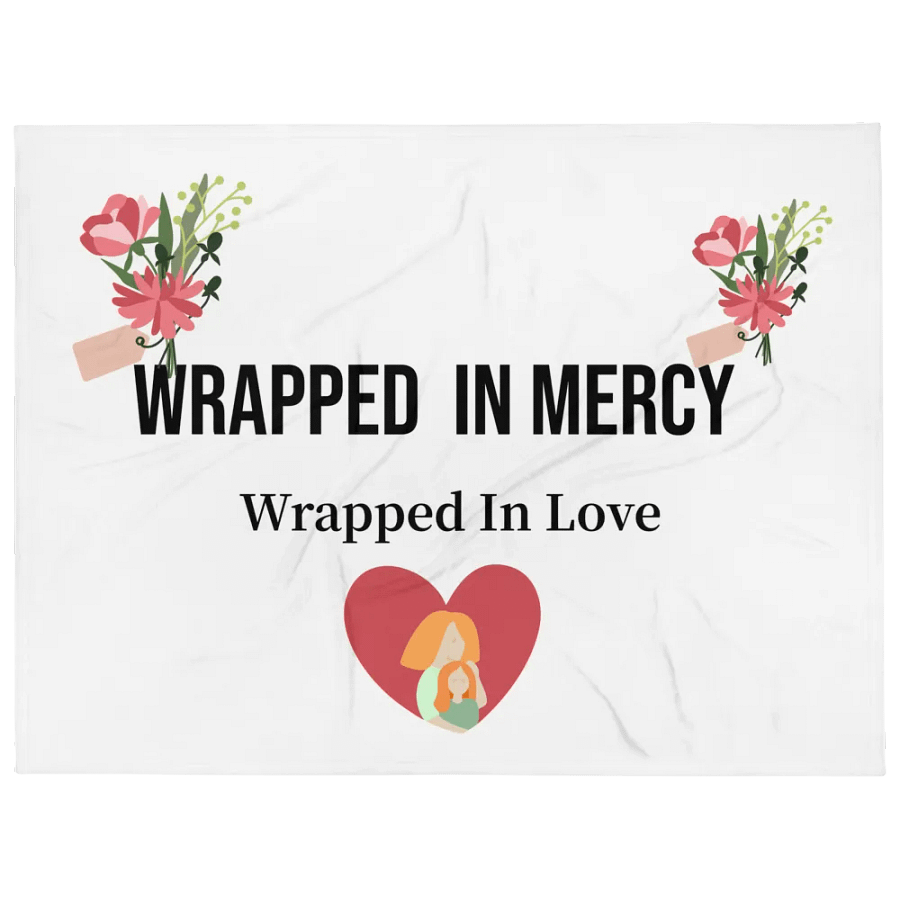Wrapped in Mercy-Heartfelt Moments Throw Blanket product image (4)