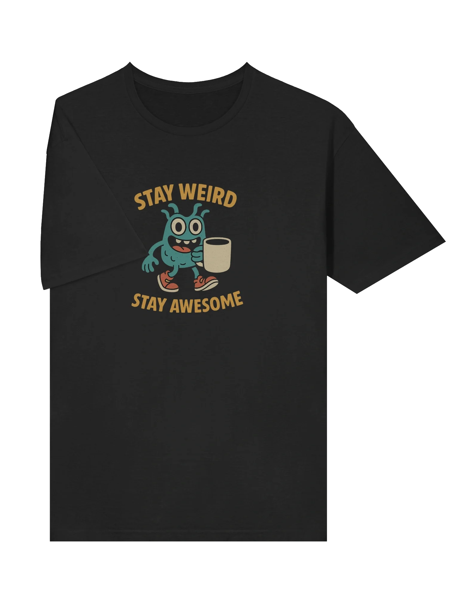 Cartoon Coffee Monster Tee (Unisex) product image (5)