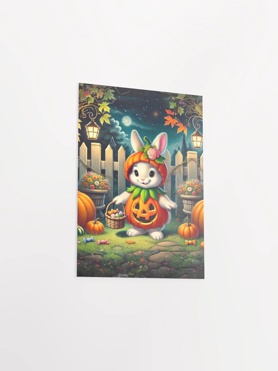 Bunny Rabbit Pumpkin Patch Premium Matte Poster product image (21)