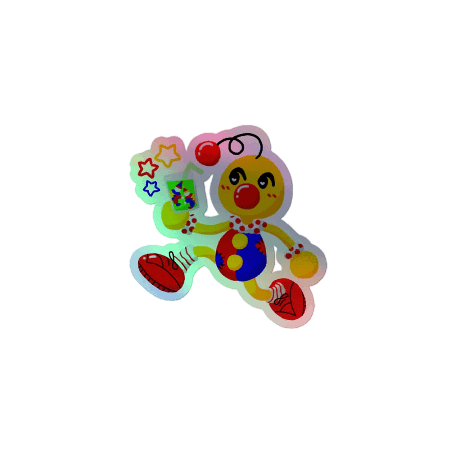 Boyoyoing Dash Hearts Holographic Sticker product image (1)