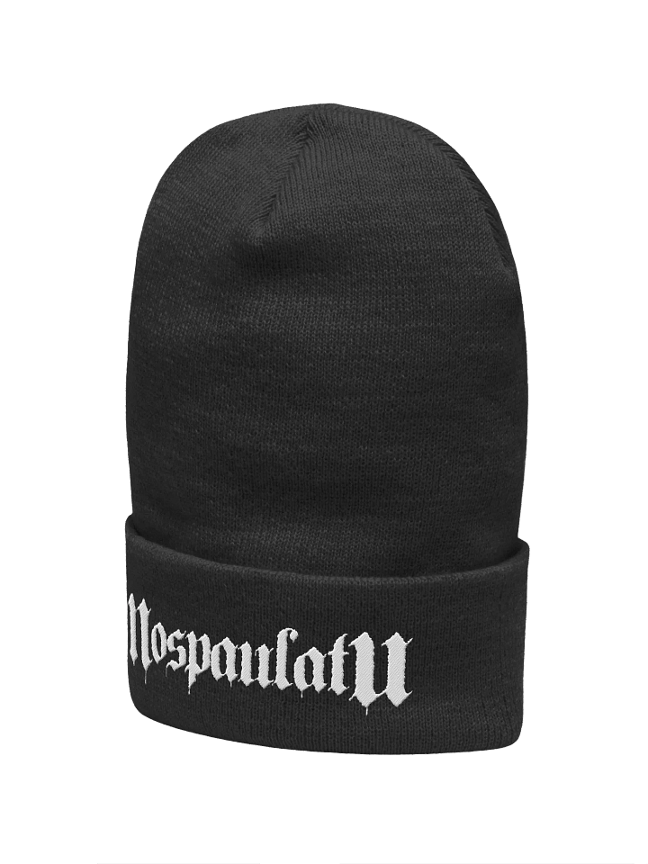 Embroidered White Logo Winter Hat product image (11)