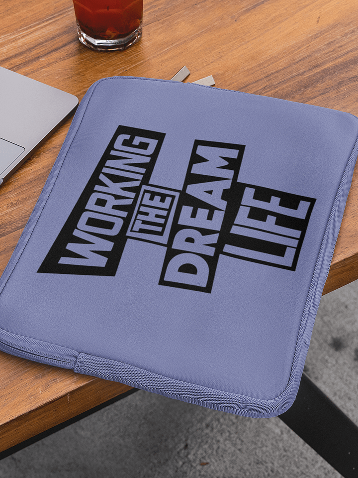 Premium Purple Laptop Sleeve – Working The Dream Life | Sleek, Protective & Leadership-Ready (13” & 15”) product image (1)