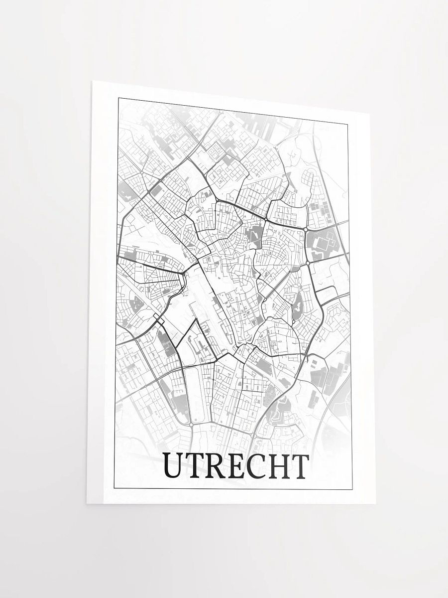 Utrecht, Netherlands, city map print product image (15)