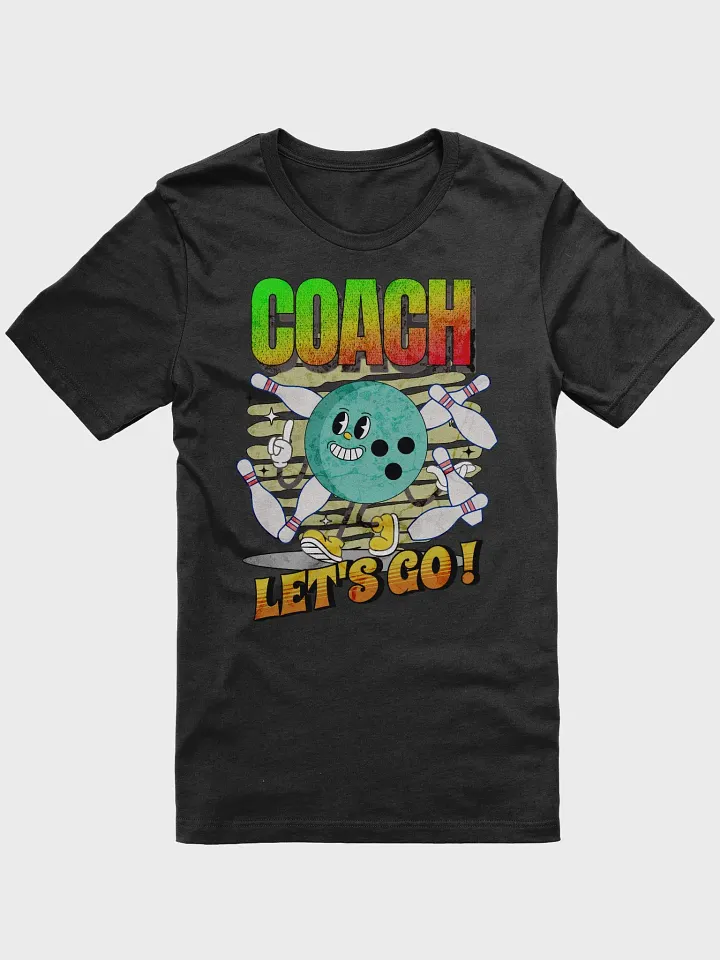 Retro Mascot Coach Bowling Motivational T-Shirt product image (7)