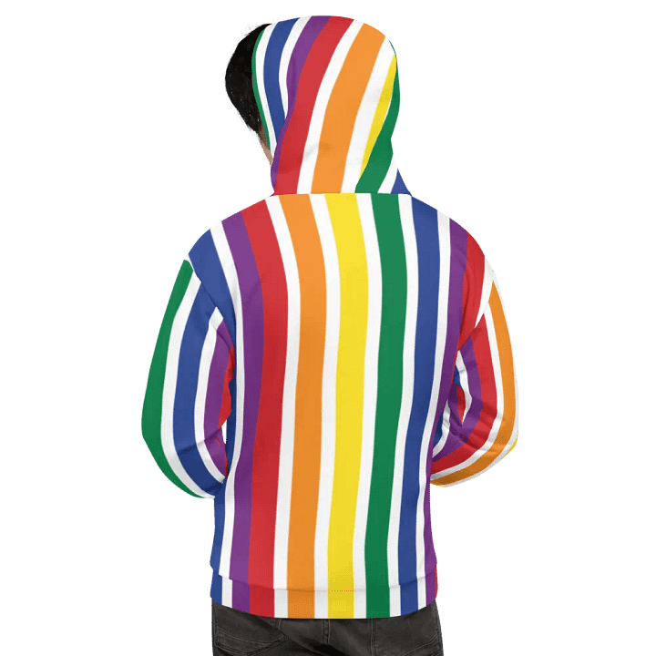Rainbow Stripe Hoodie product image (1)