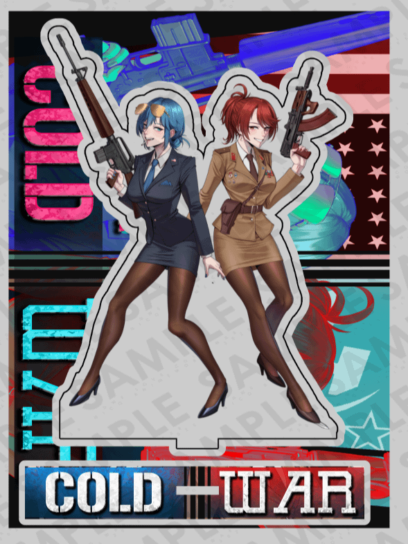 We Love Cold War!! Naomi & Valerie - 8" Duo Acrylic Standee [PRE-ORDER] product image (1)