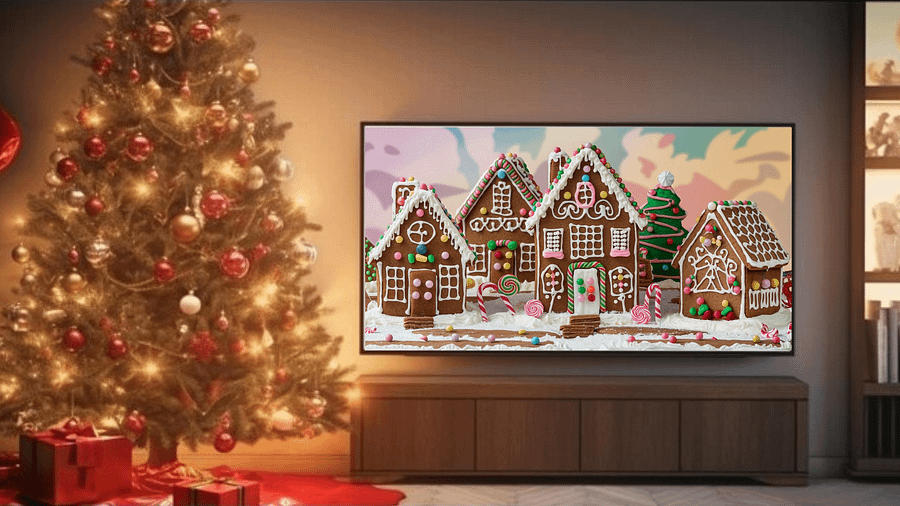Gingerbread Cottage in Winter Wonderland - Frame TV II product image (4)