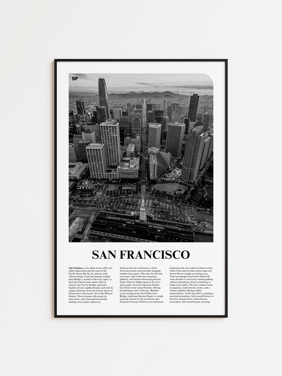 San Francisco 03 Newspaper Poster product image (1)