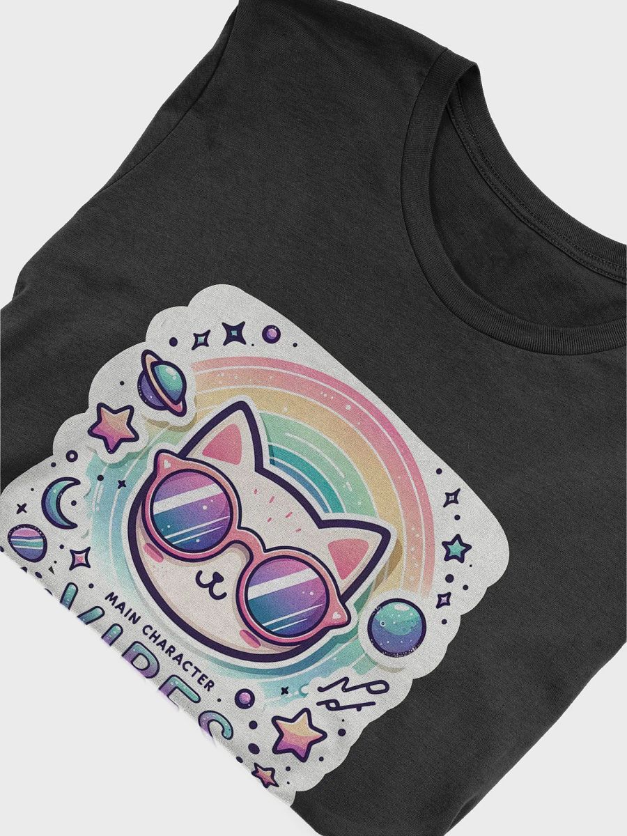 Main Character Vibes Cat Graphic T-Shirt product image (55)