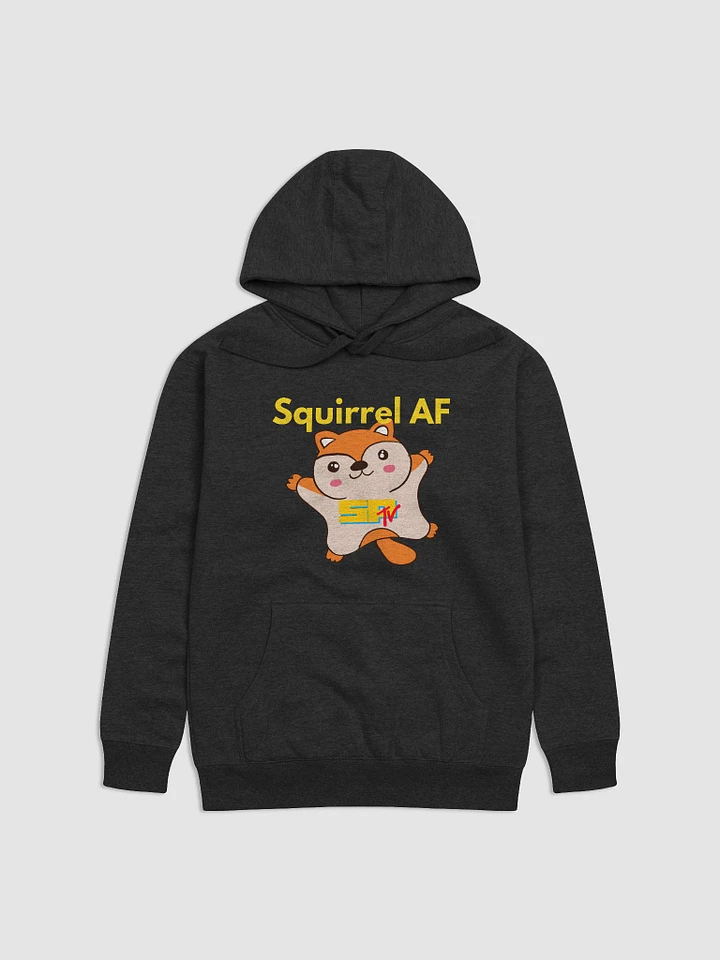 Squirrel AF Hoodie Yellow Letters - Black product image (1)