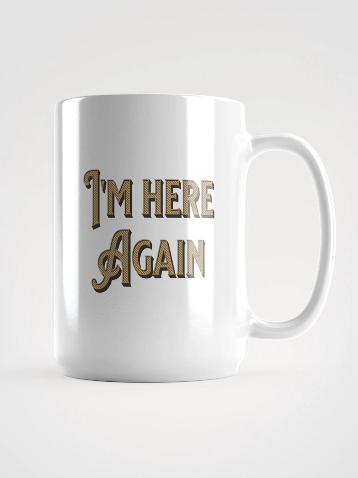 Golden Brown 3D Text Vintage Mug product image (1)