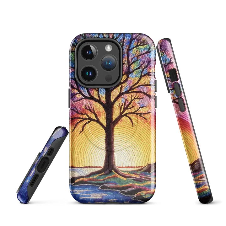Sunset Tree Mosaic iPhone® Tough Case product image (3)