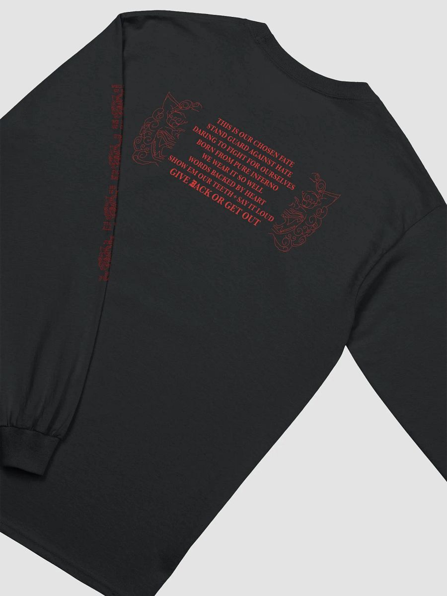Backed By Heart long sleeve product image (4)