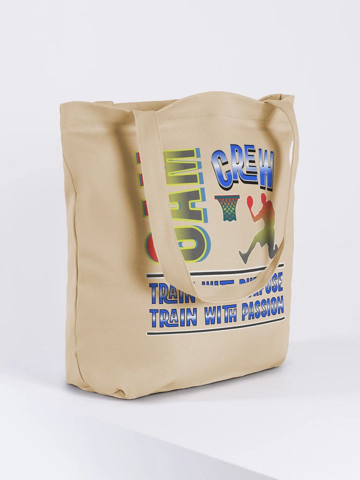6AM Crew Train With Purpose Train With Passion Basketball Tote Bag product image (4)