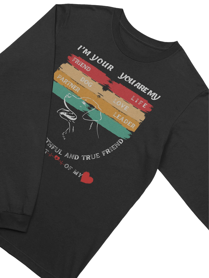 True Friend Dog Lover Long Sleeve T-Shirt product image (2)