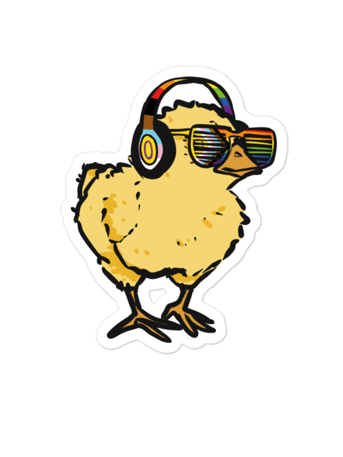 Peep of Pride die cut magnets product image (1)