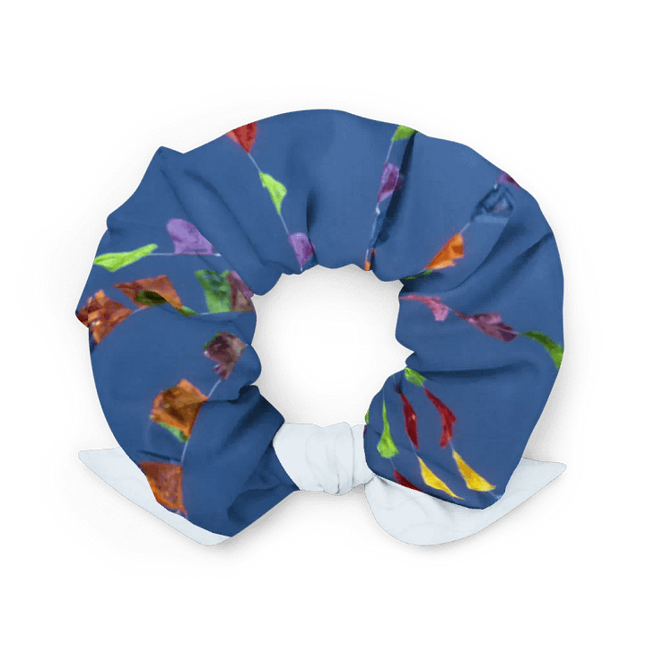 Papel Picado Scrunchie Baby Blue Bow product image (2)