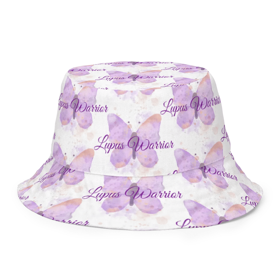 Lupus Warrior Purple Butterfly Bucket Hat product image (9)