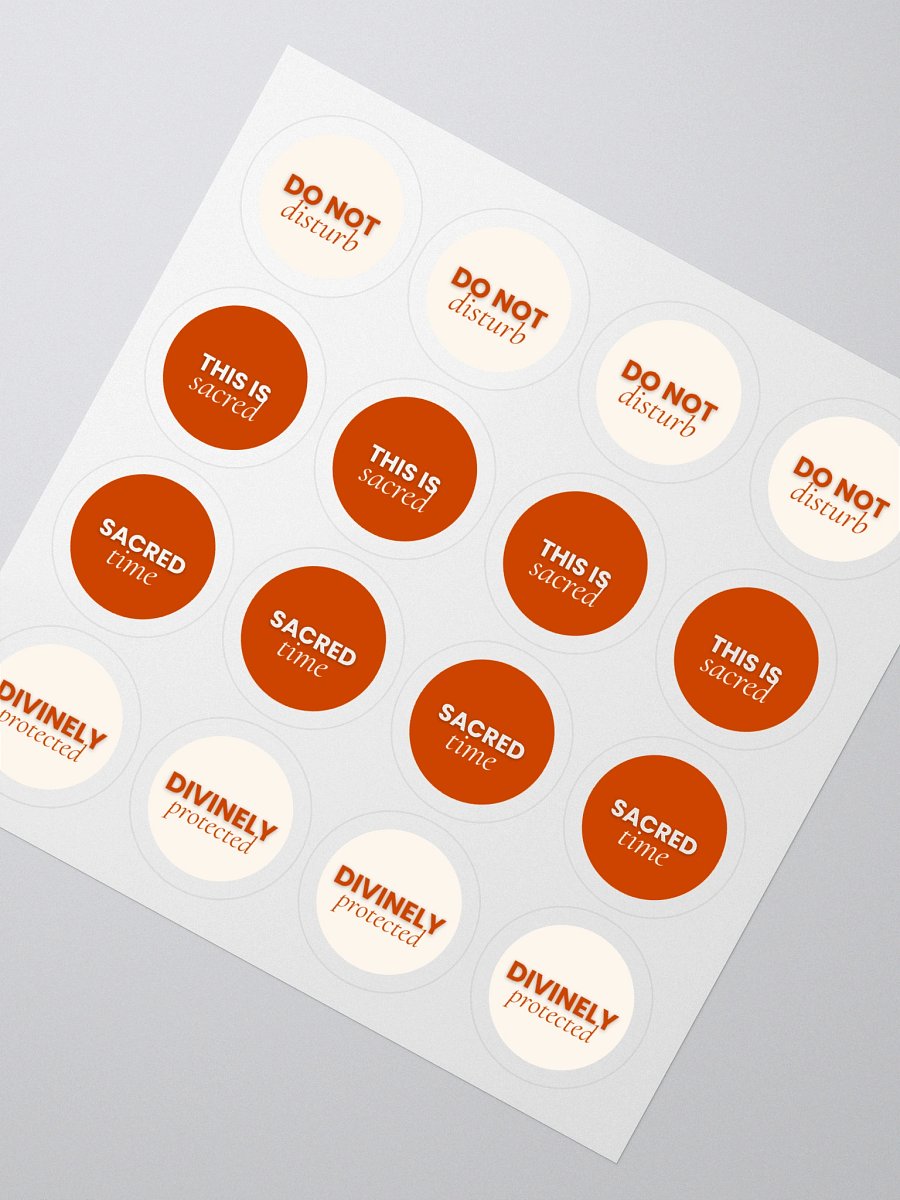 Sacred Boundaries Stickers product image (2)