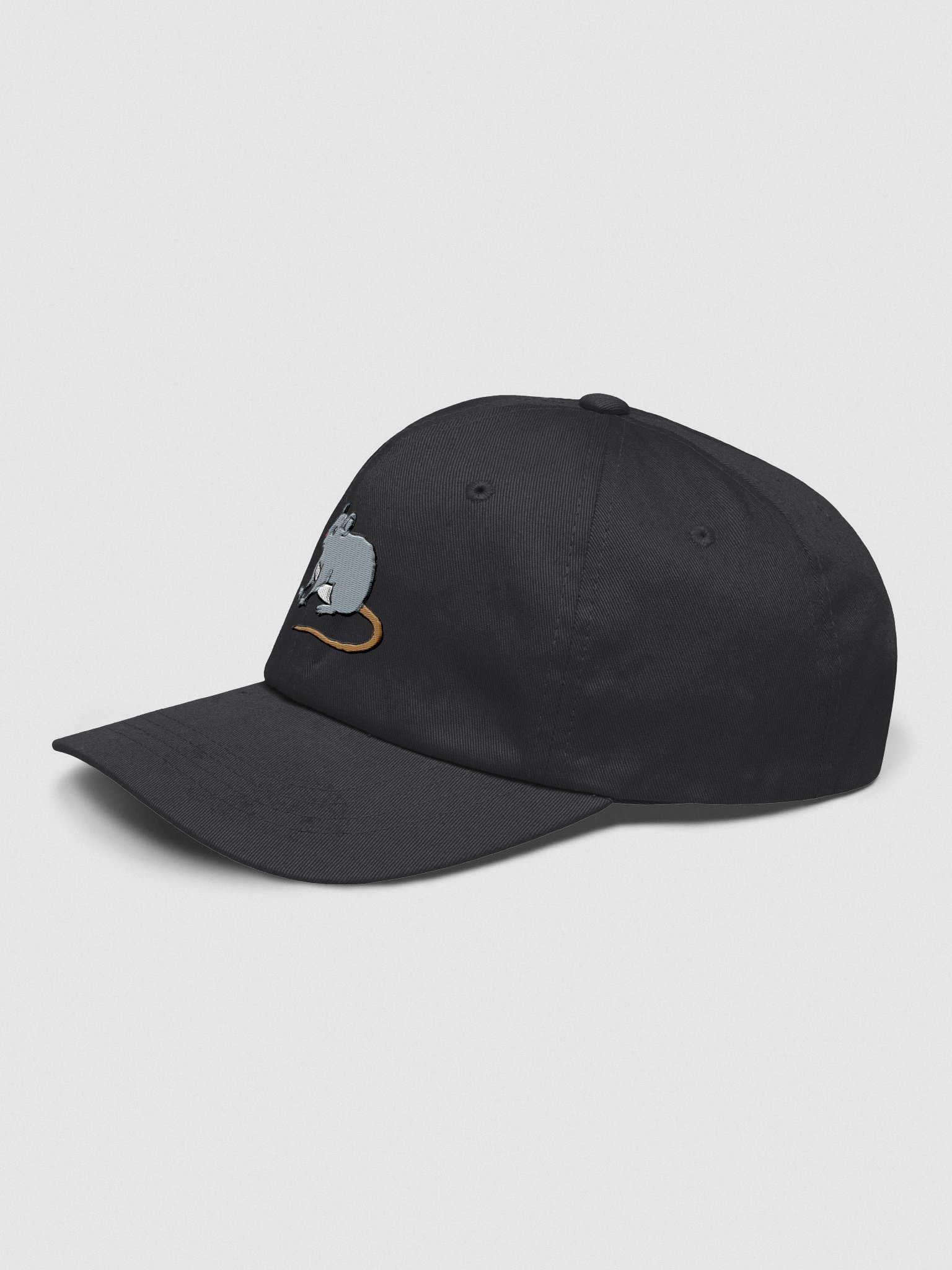Whimsical Rat Cartoon Dad Hat product image (26)
