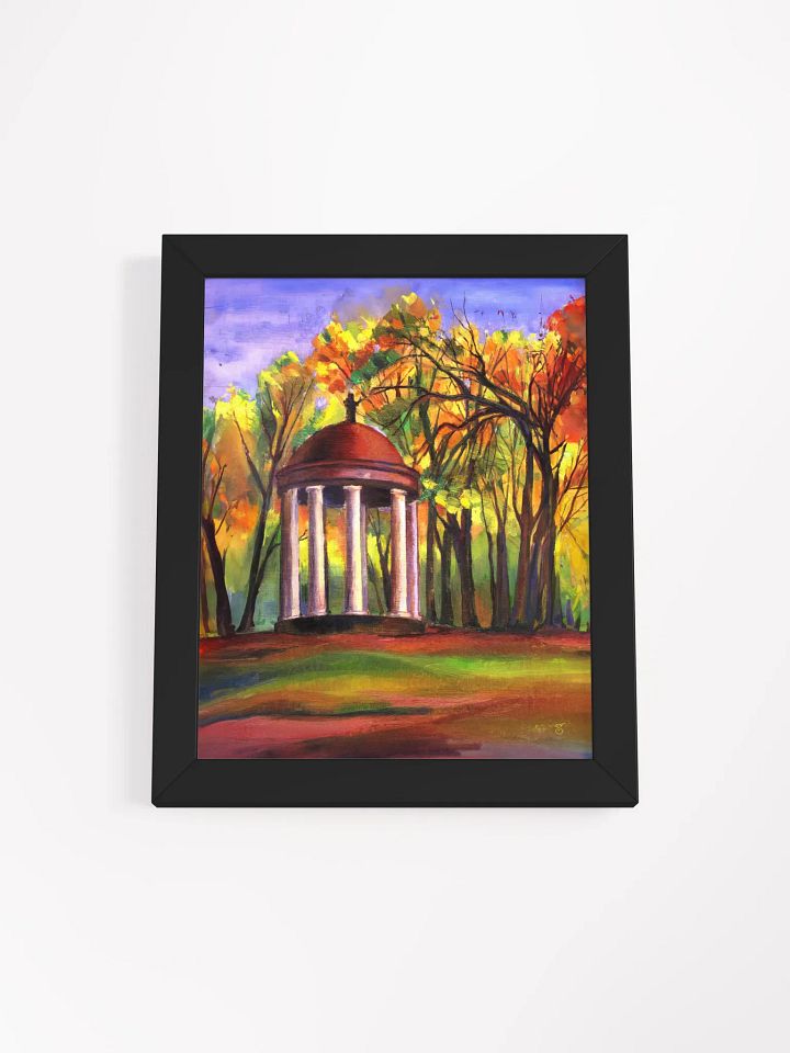 Autumn Pavilion Impressions Framed Poster - Romantic Gazebo product image (2)