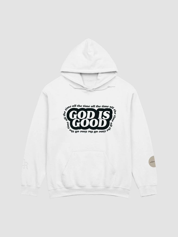 WHITE Good is Good Hoodie product image (1)