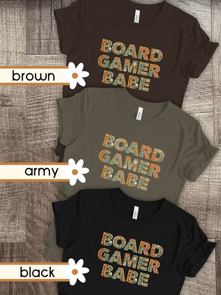 Boho Floral Shirt for Board Gamer Girl, Board Gamer Babe product image (2)