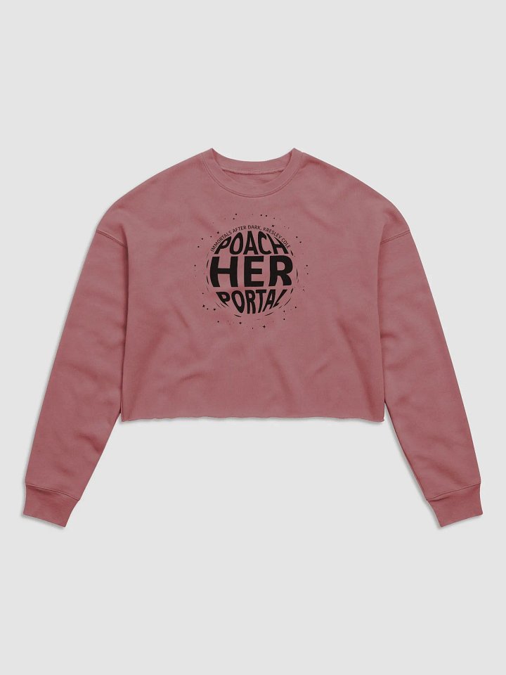 Poach Her Portal Crop Sweatshirt product image (17)