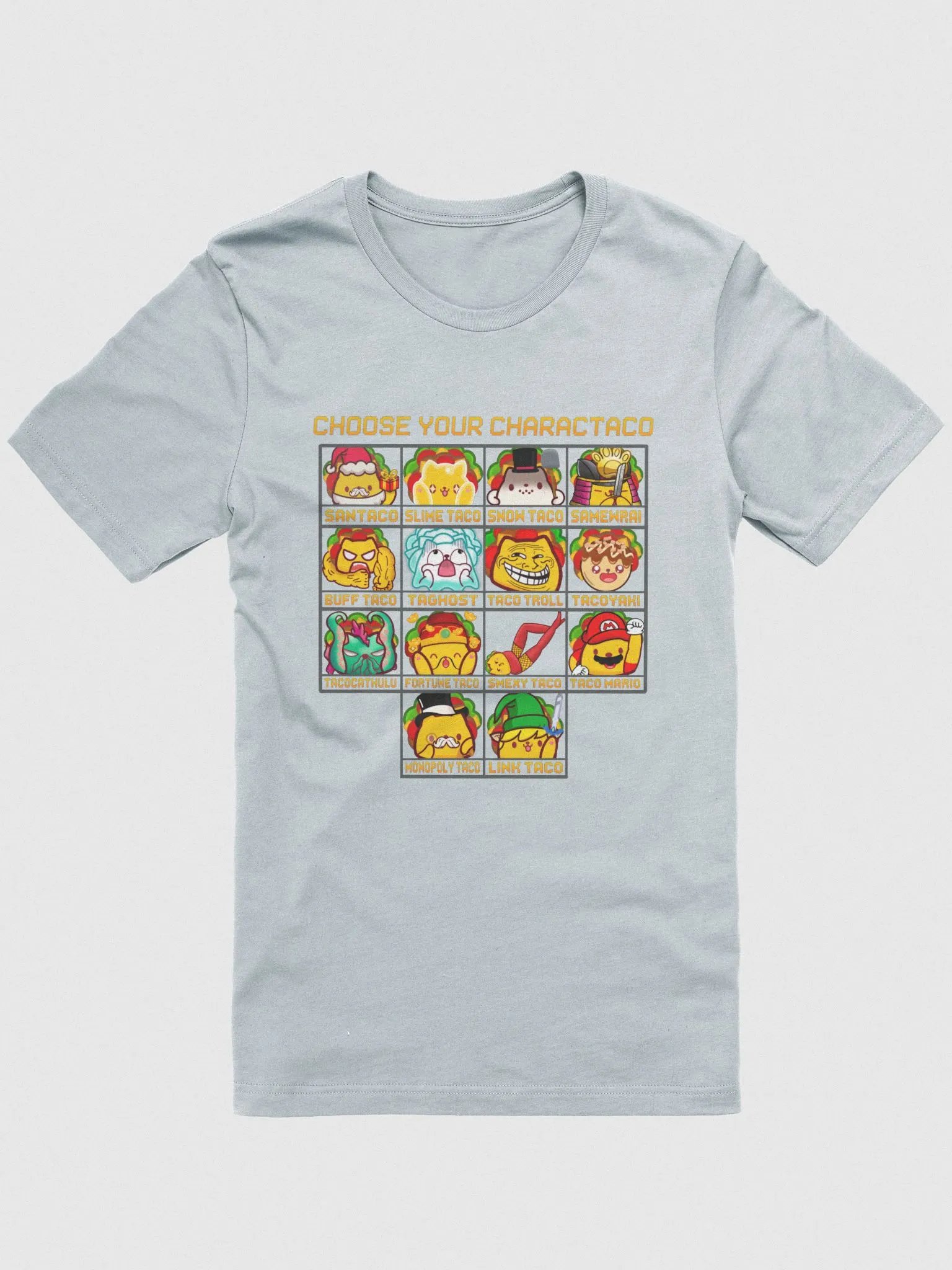 Choose Your Charactaco Retro Arcade Bella+Canvas TShirt White product image (3)