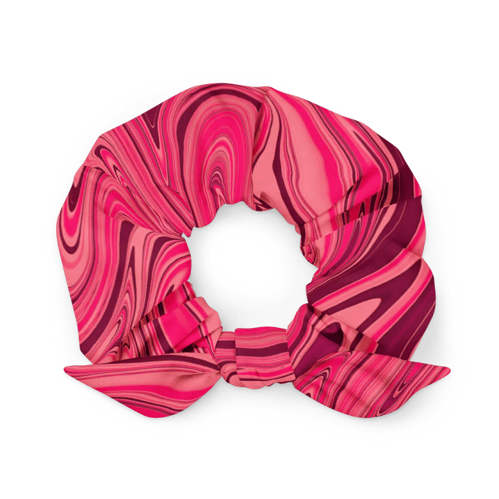 Scrunchie - Shades of Magenta Pink Digital Fluid Art product image (2)