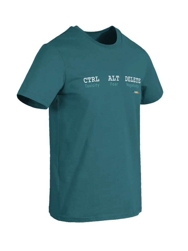 Digital Decency Tee – “CTRL ALT DELETE” | Anti-Bullying Organic Cotton T-Shirt — Fulfilled in EU/UK product image (2)