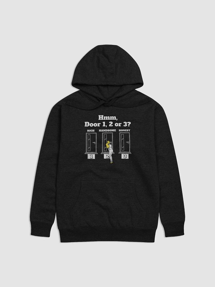 Hmm, Door 1, 2, 3? Funny Humorous Hoodie product image (1)