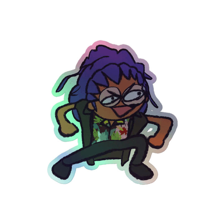 Holographic SCAMPIN' Sticker! product image (2)