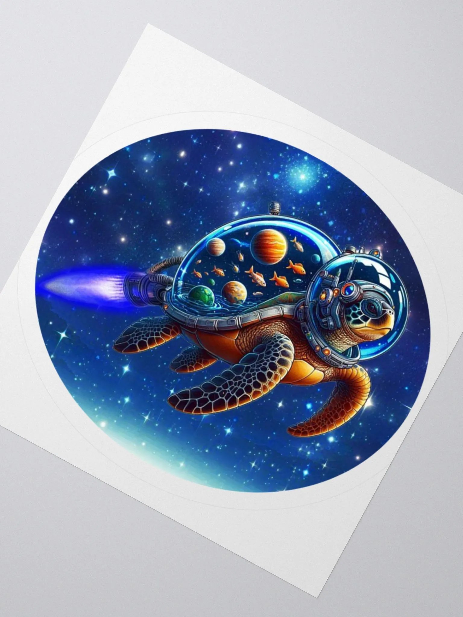 RamJet's Space Turtle Sticker product image (2)