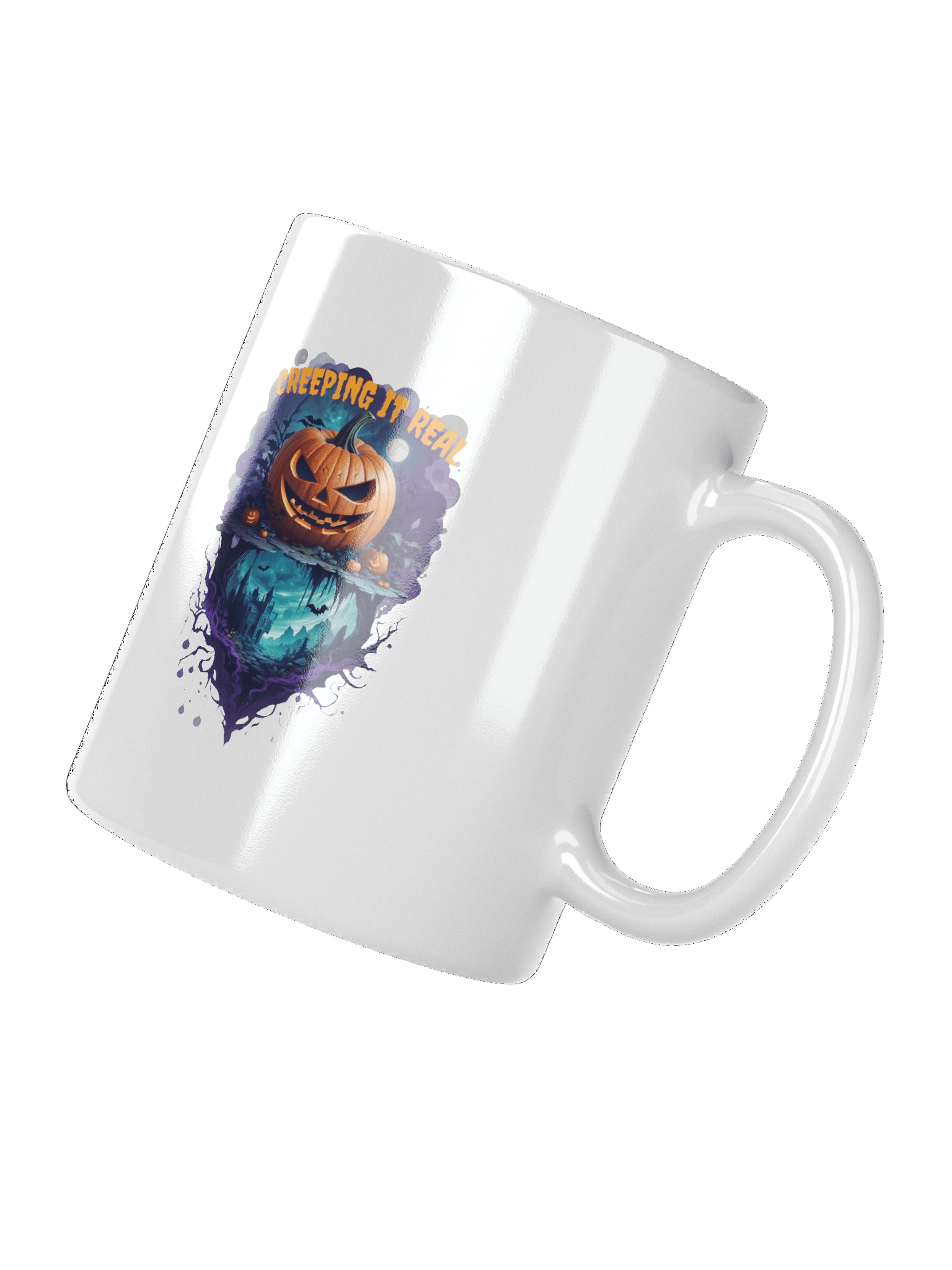 Creeping It Real Halloween White Mug product image (8)