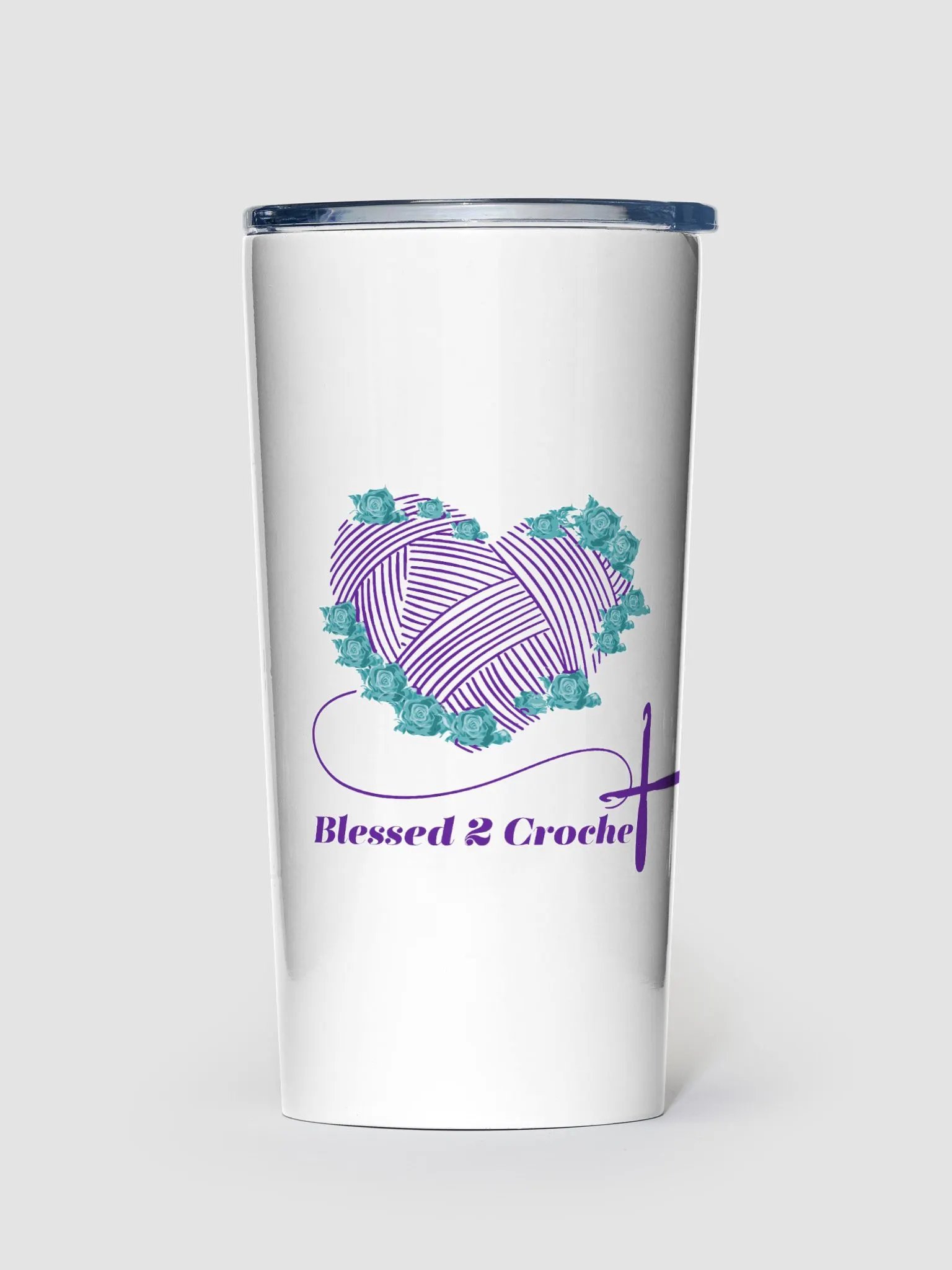 Blessed2Crochet Travel Mug 20oz product image (1)