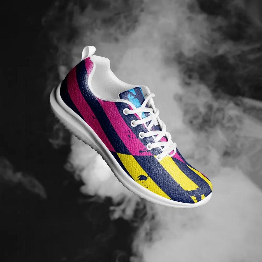 Grunge Stripes Men's Athletic Shoes product image (10)