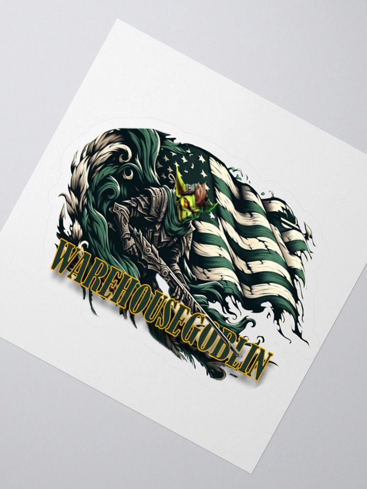Combat-Clad Goblin Kiss Cut Stickers product image (2)