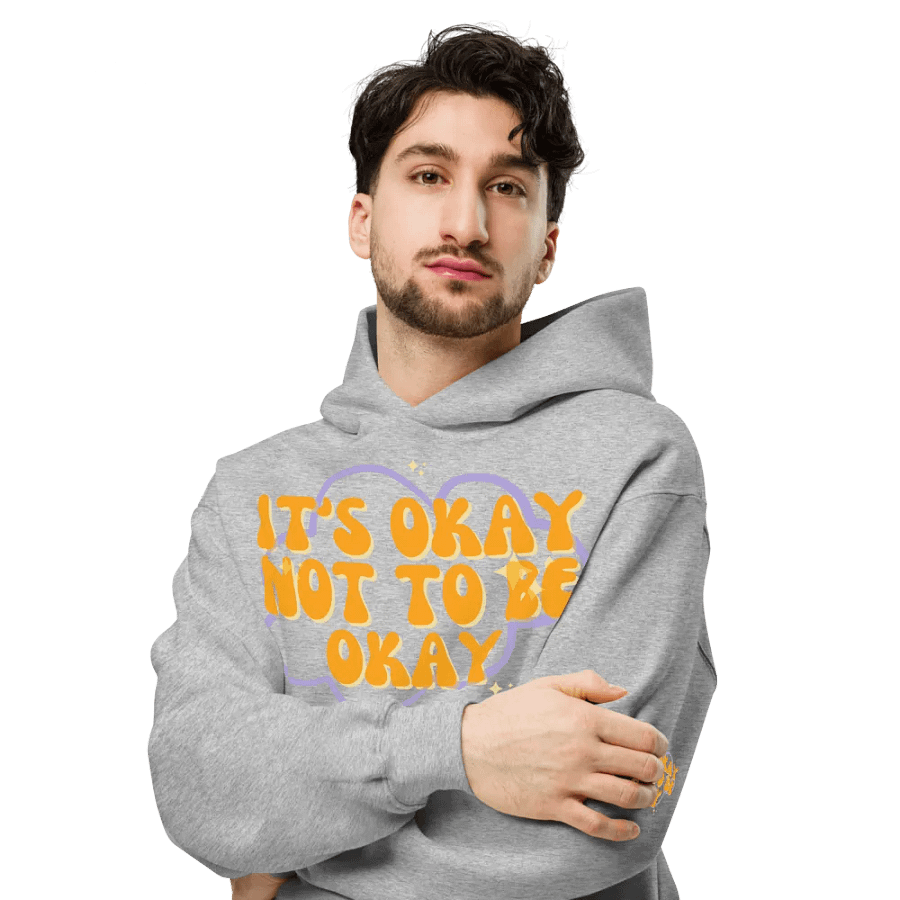 AS Colour Unisex Premium Oversized Hoodie - It's okay... product image (6)