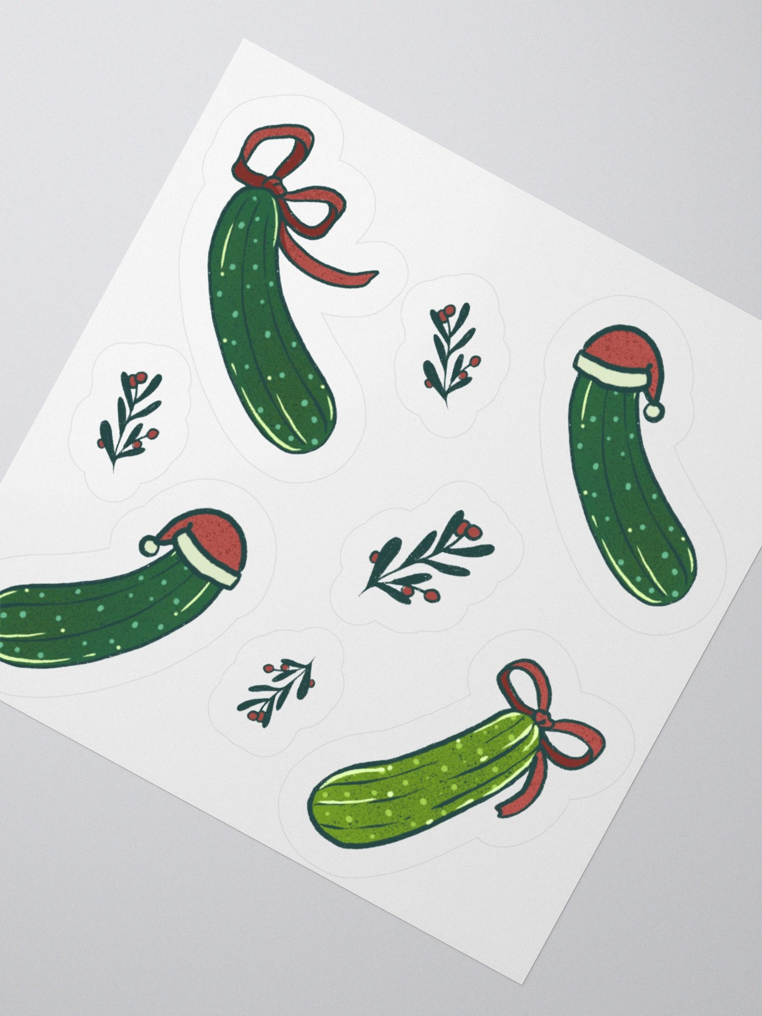 Christmas Pickles Sticker Pack product image (5)