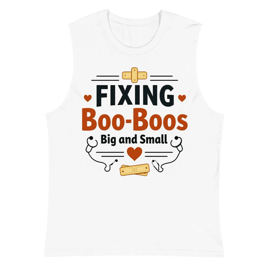 Boo-Boo's Care Muscle Tank product image (2)