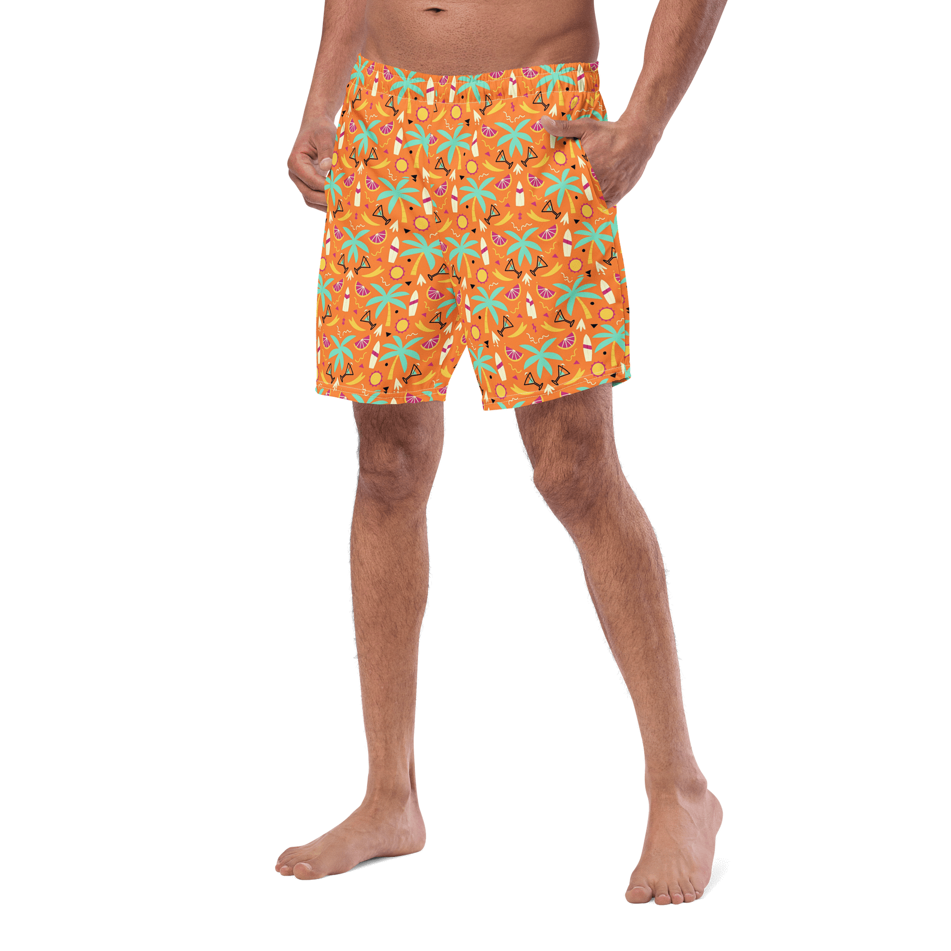 Tropical Vibes All-Over Swim Trunk product image (2)