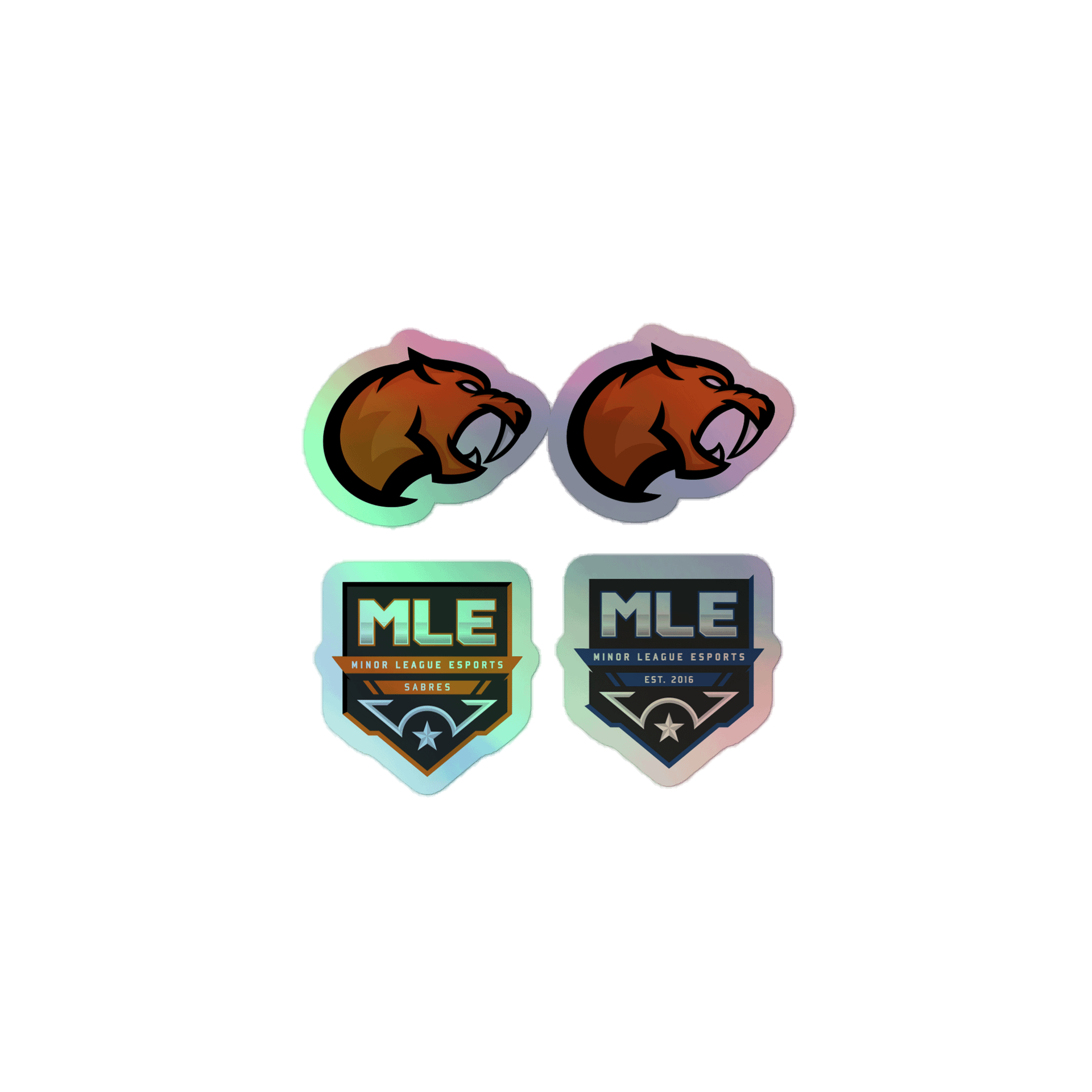 Sabres Holographic Sticker Sheet product image (1)